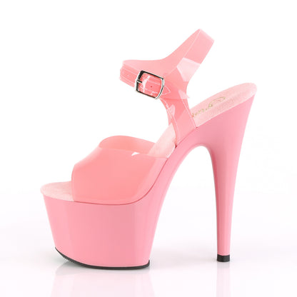 ADORE-708N Pleaser Sexy 7" Heel Baby Pink Pole Dancer Shoes-Pleaser- Sexy Shoes Pole Dance Heels