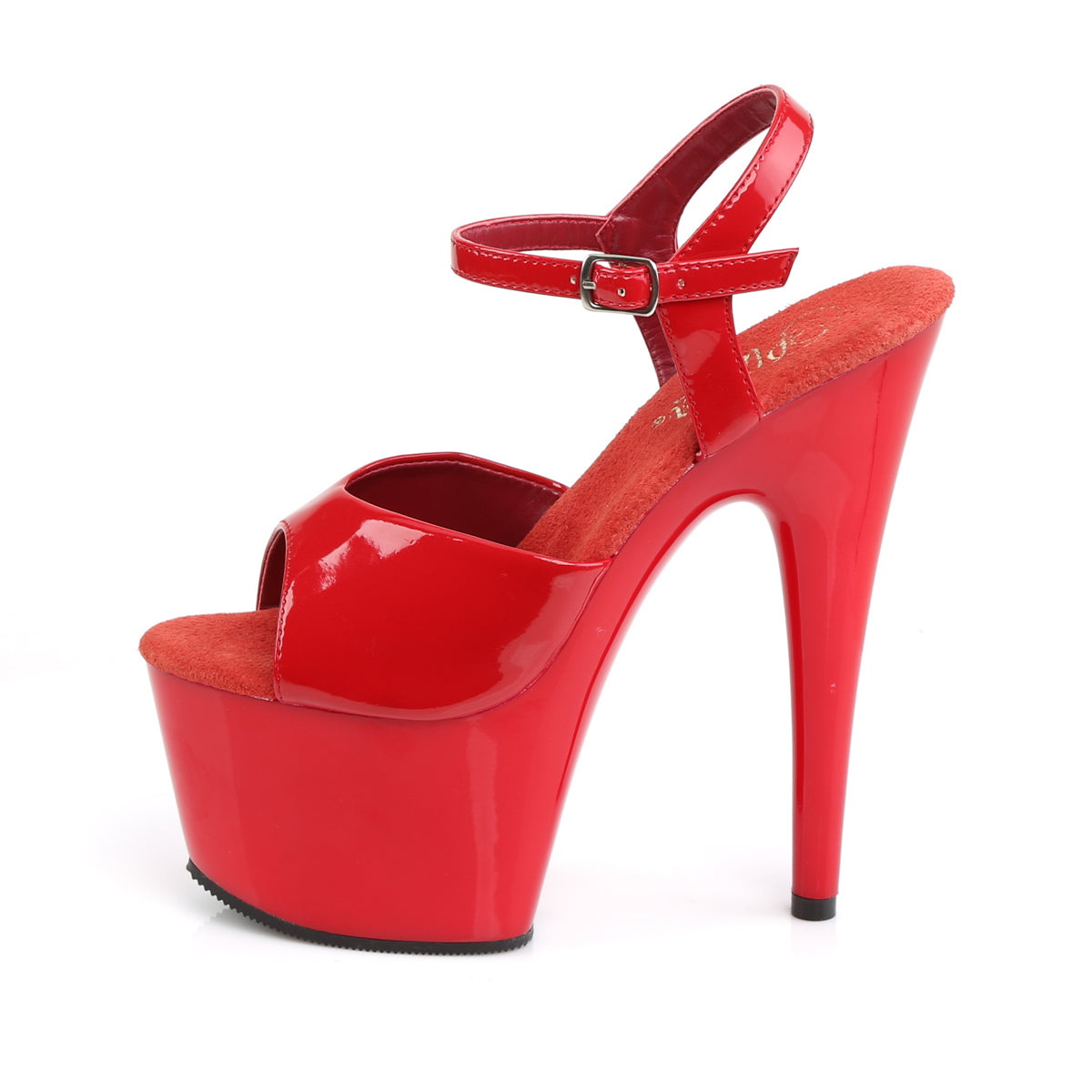 ADORE-709 Pleasers 7 Inch Heel Red Pole Dancing Platforms-Pleaser- Sexy Shoes Pole Dance Heels