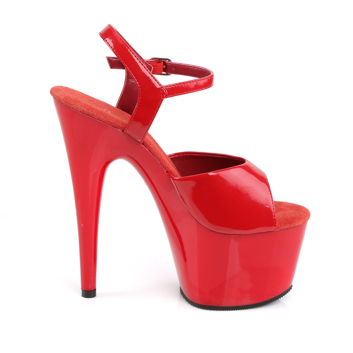 ADORE-709 Pleasers 7 Inch Heel Red Pole Dancing Platforms-Pleaser- Sexy Shoes Fetish Heels