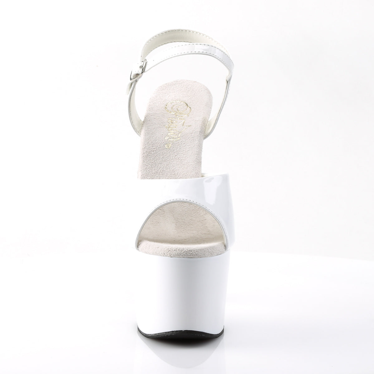 adore 709 pleaser stripper pole dancing sexy shoes 7 inch stiletto heel white shoes