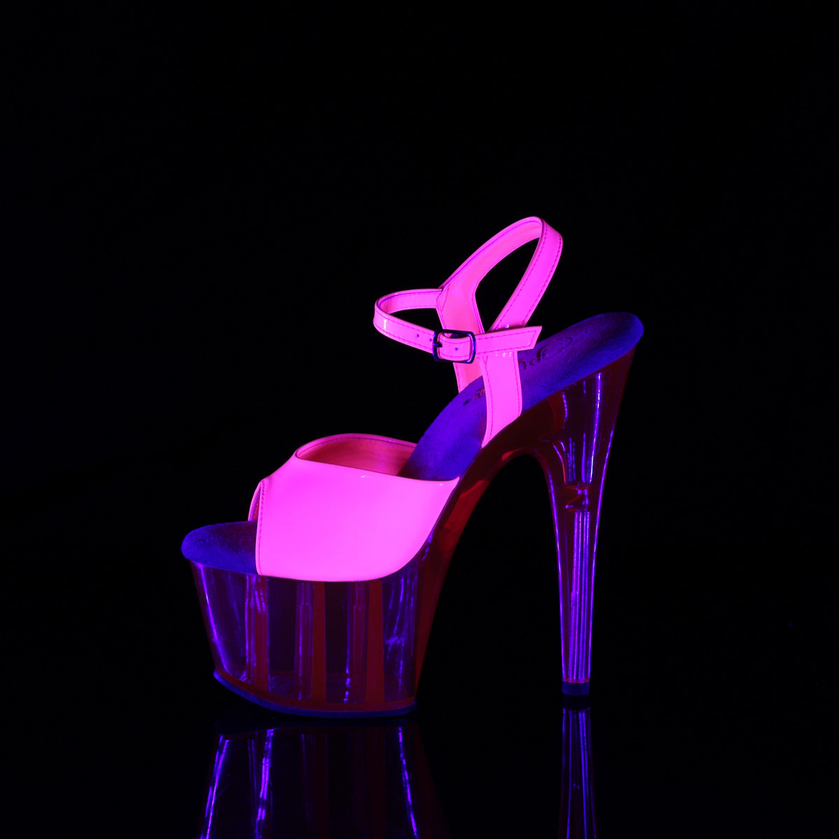 adore 724 pleaser blk pat blk platforms exotic dancing
