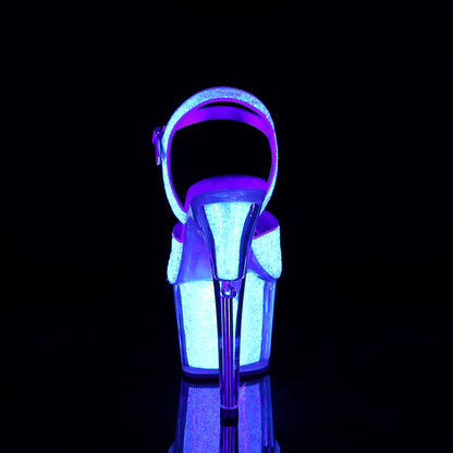 ADORE-710UVG 7 Inch Heel Neon Opal Glitter Pole Dancing Shoe-Pleaser- Sexy Shoes Fetish Footwear
