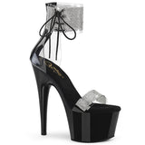 Adore-727RS Pleasers Plataforma negra Dancing Dancing Tisos Bling Bling