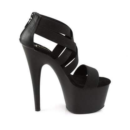 ADORE-769 Pleaser Sexy 7 Inch Heel Black Strippers Sandals-Pleaser- Sexy Shoes Fetish Heels