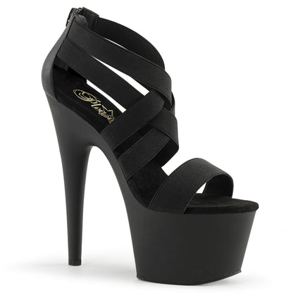 ADORE-769 Pleaser Sexy 7 Inch Heel Black Strippers Sandals-Pleaser- Sexy Shoes