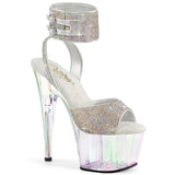 ADORE-791HTRS Pleaser Bling Pole Dancing Tinted Platform High Heels