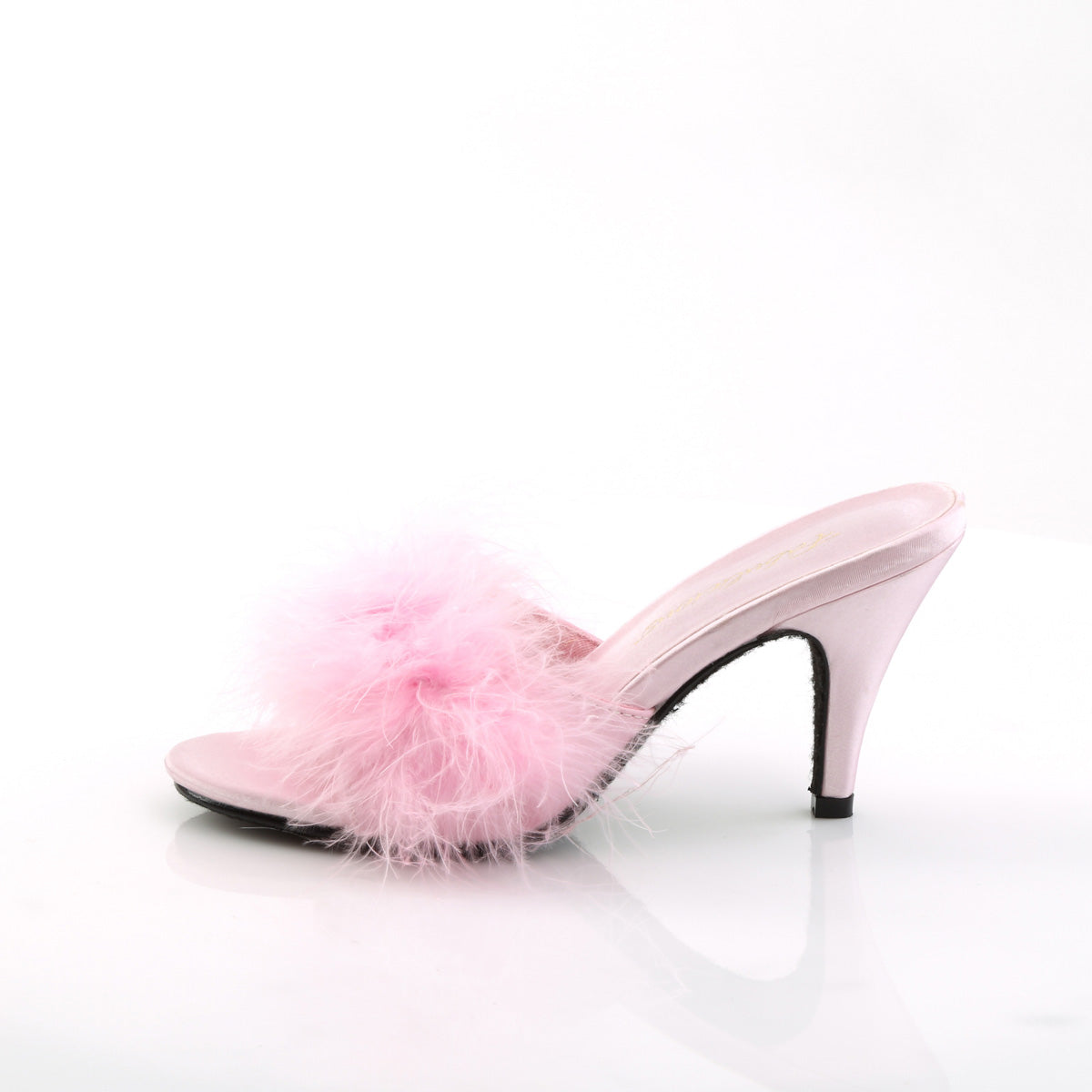 High heel clearance mule slippers