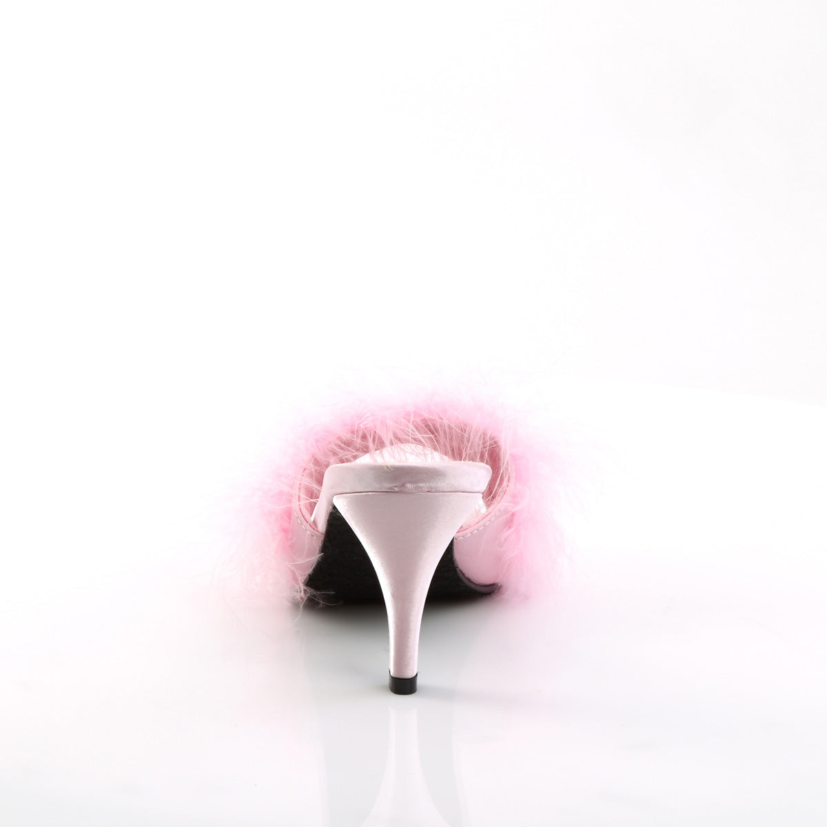 Marabou slipper hot sale heels