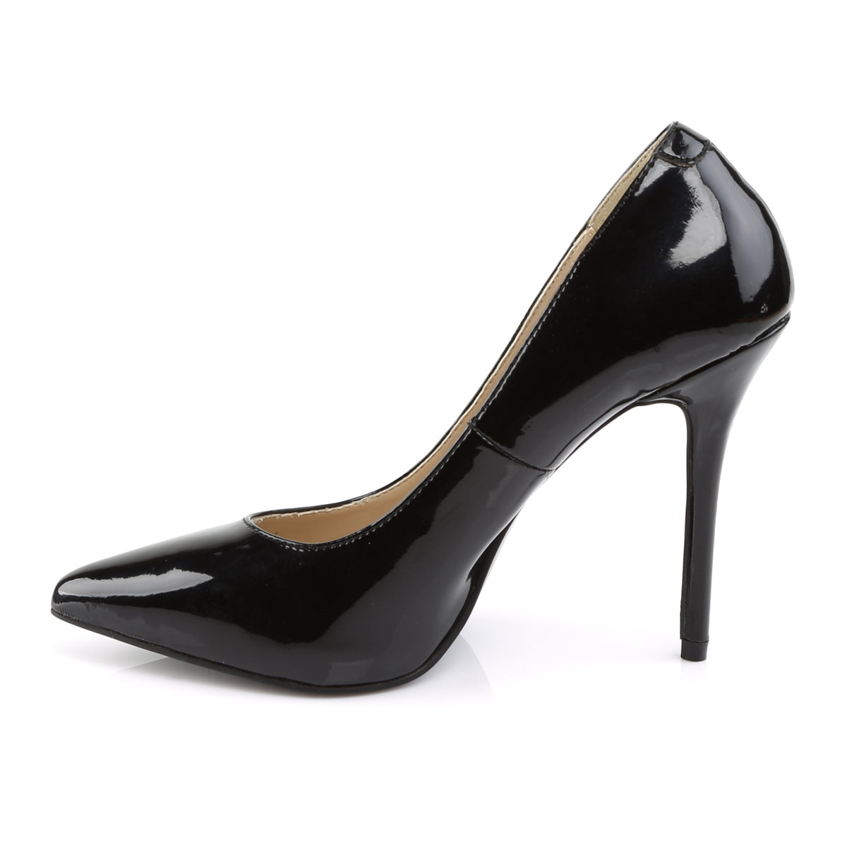 AMUSE-20 Pleaser Sexy 5" Heel Black Patent Fetish Footwear-Pleaser- Sexy Shoes Pole Dance Heels