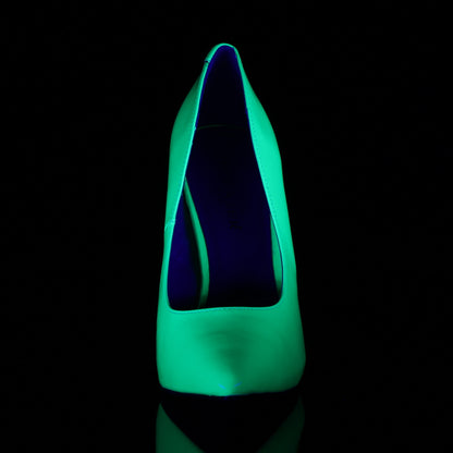 AMUSE-20 Pleaser Sexy 5 Inch Heel Neon Green Fetish Footwear-Pleaser- Sexy Shoes Alternative Footwear