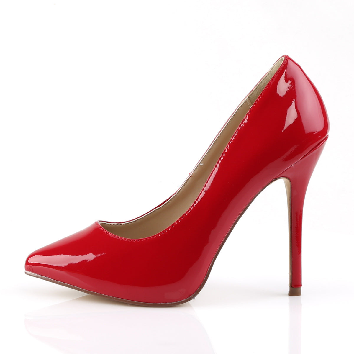 AMUSE-20 Pleaser Sexy 5 Inch Heel Red Fetish Footwear-Pleaser- Sexy Shoes Pole Dance Heels
