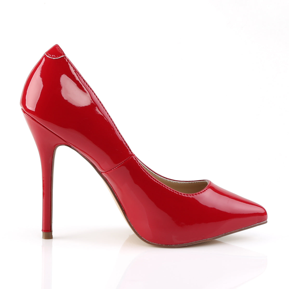 AMUSE-20 Pleaser Sexy 5 Inch Heel Red Fetish Footwear-Pleaser- Sexy Shoes Fetish Heels