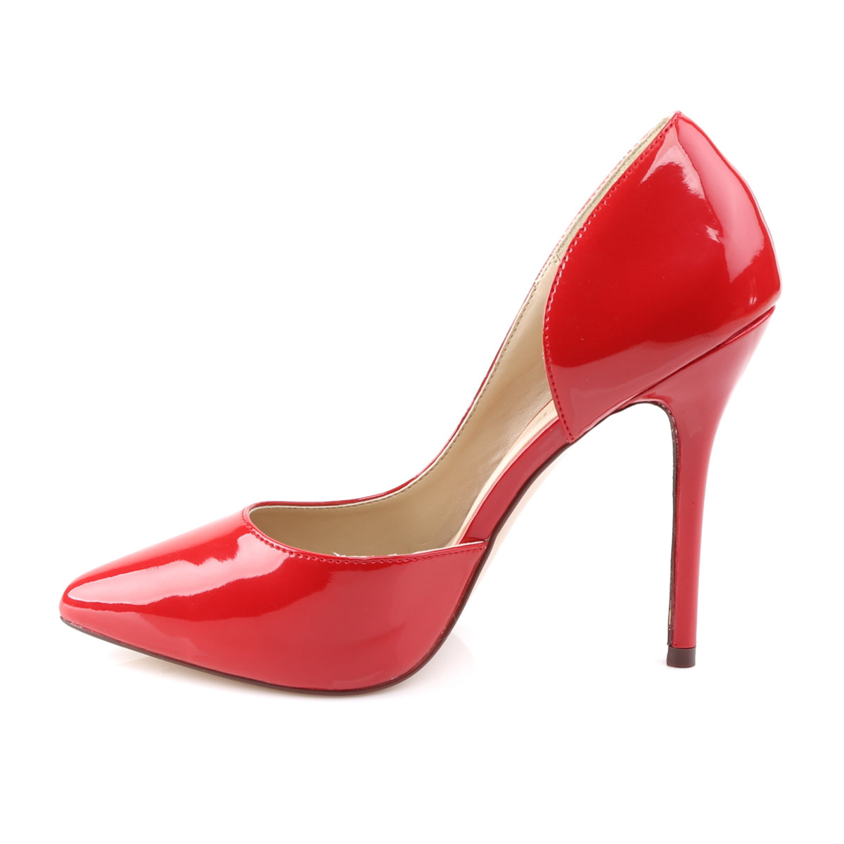 AMUSE-22 Pleaser Sexy 5 Inch Heel Red Fetish Footwear-Pleaser- Sexy Shoes Pole Dance Heels
