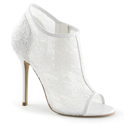 AMUSE-56 Fabulicious 5 Inch Heel Ivory Lace Sexy Shoes