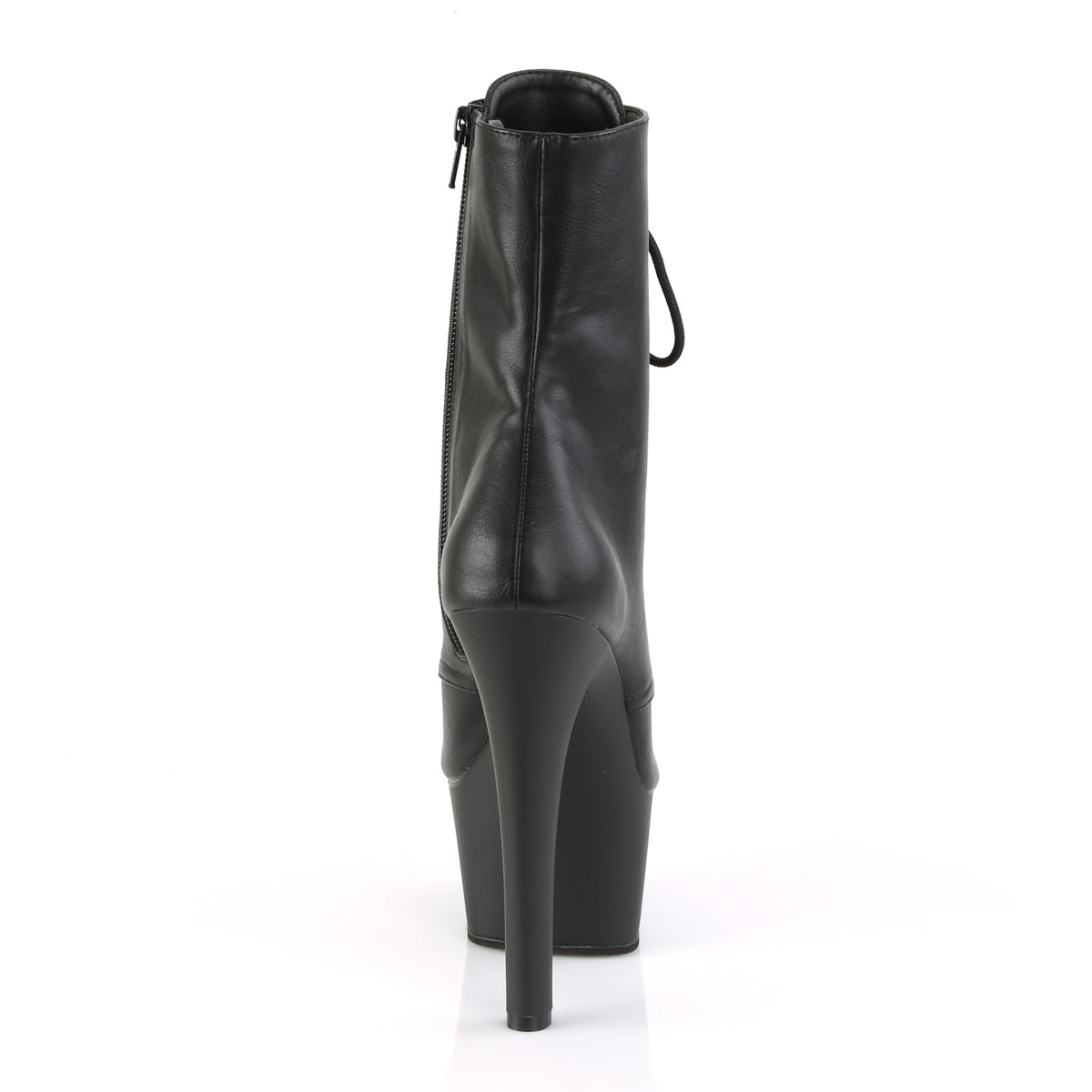 ASPIRE-1020 Pleasers 6 Inch Heel Black Fetish Ankle Boots-Pleaser- Sexy Shoes Fetish Footwear