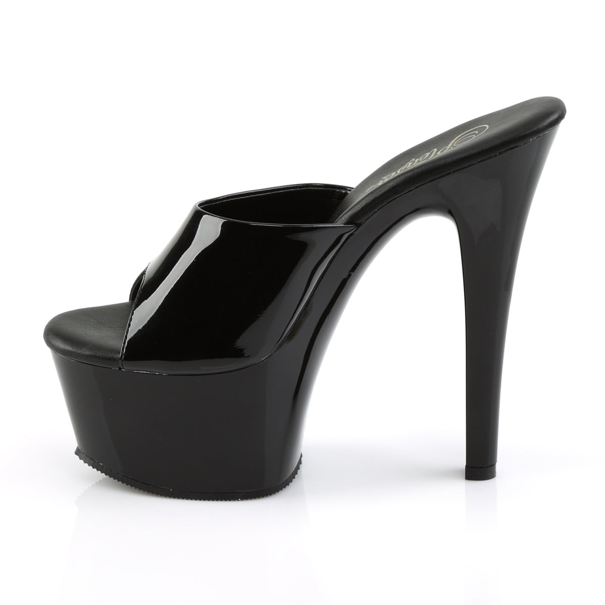 ASPIRE-601 Sexy 6" Heel Black Patent Pole Dancing Shoes-Pleaser- Sexy Shoes Pole Dance Heels