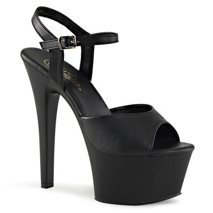 Aspire-609 Sleamer 6-дюймовый каблук черные сексуальные сандалии