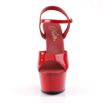 ASPIRE-609 Pleaser 6 Inch Heel Red Pole Dancing Shoes-Pleaser- Sexy Shoes Alternative Footwear