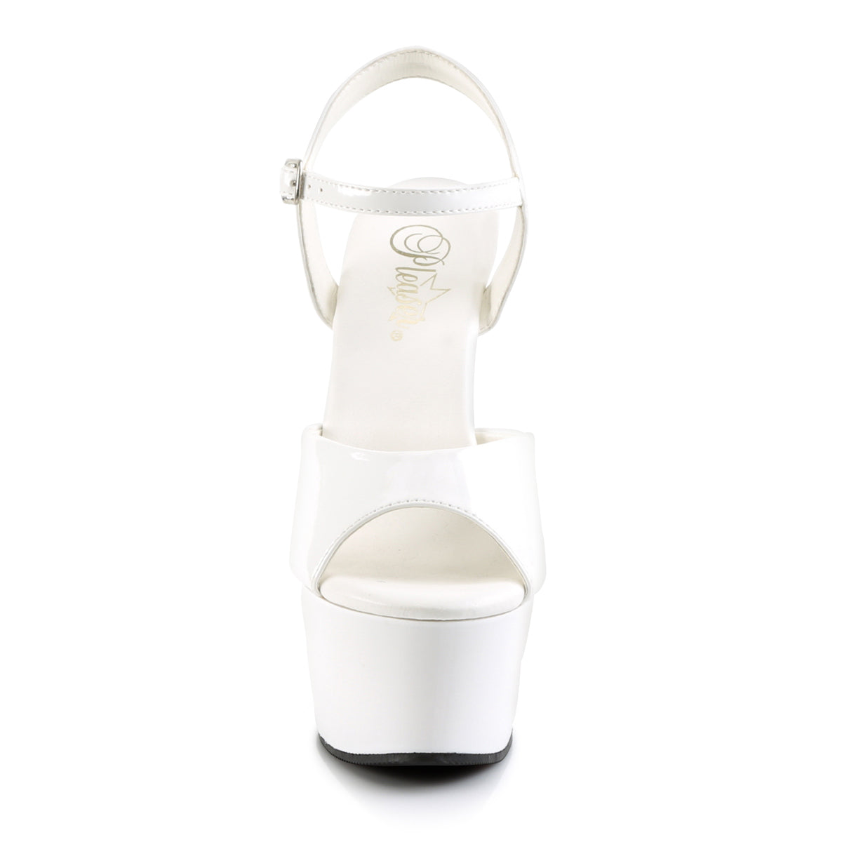 aspire 609 sexy pole dancing shoes with ankle straps white pole shoes