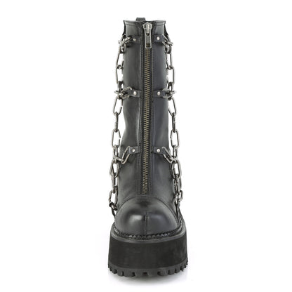 ASSAULT-66 Demoniacult Alternative Footwear Women's Chunky Platform Ankle Boots