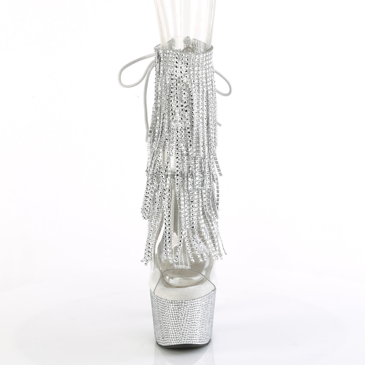 bejeweled 1017rsf 7 pleaser clr slv slv rs platforms exotic dancing