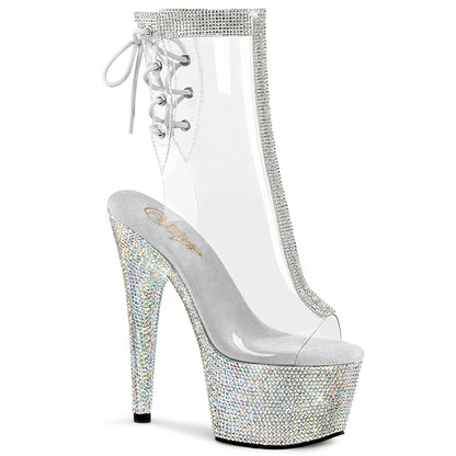 BEJEWELED-1018C-2RS Pleasers Platform Ankle Boots (Exotic Dancing Heels) Pleasers