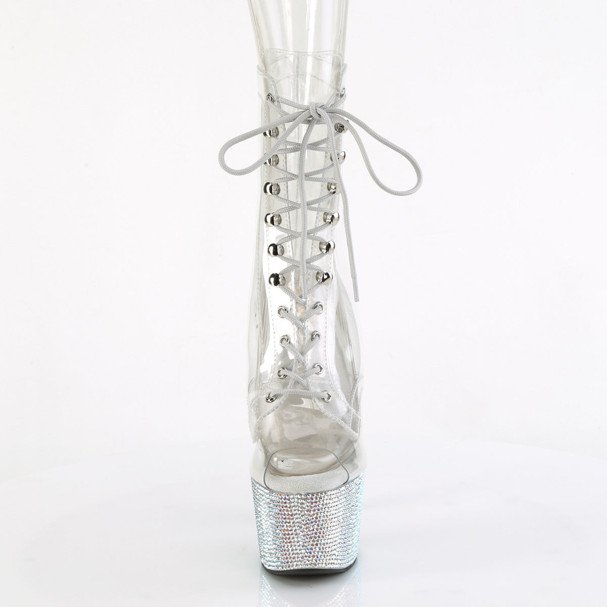 bejeweled 1021c 7 pleaser clr rs slv ab rs platforms exotic dancing