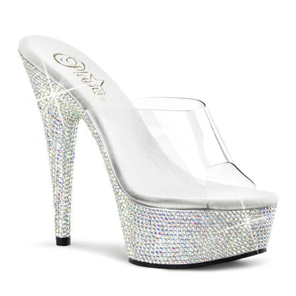 Bejeweled-601DM plăcută sexy 6 "Heel Bling Shelsper Pantofi