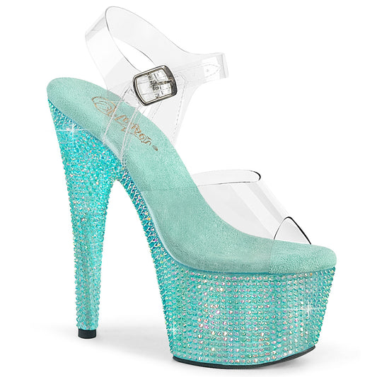 BEJEWELED-708RRS Pleaser Sexy Footwear with Ankle Straps