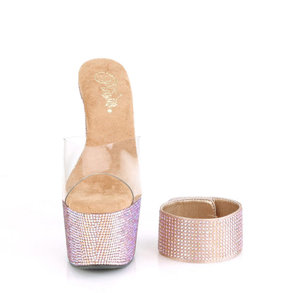 BEJEWELED-712RS Pleaser Pole Dancing Shoes 7 Inch Heel Pleasers - Sexy Shoes Alternative Footwear