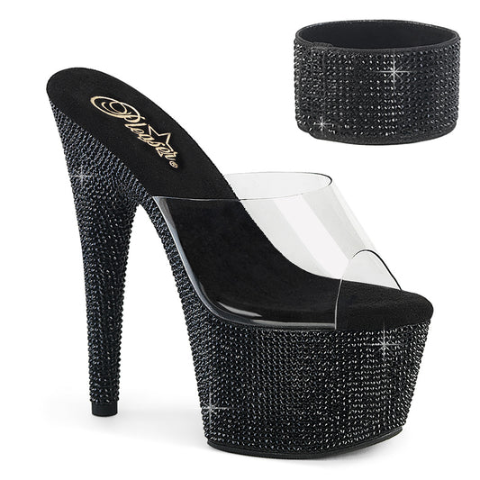 BEJEWELED-712RS Pleaser Sexy High Heel Pole Dance Shoes