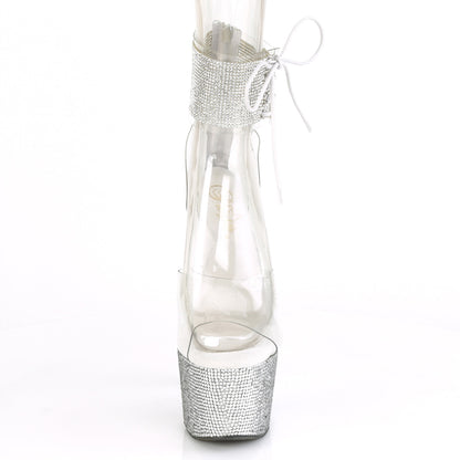 BEJEWELED-724RS Pleaser Pole Dancing Shoes Ankle Boots Pleasers - Sexy Shoes Alternative Footwear