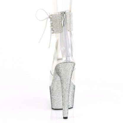 BEJEWELED-724RS Pleaser Pole Dancing Shoes Ankle Boots Pleasers - Sexy Shoes Fetish Footwear