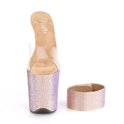 BEJEWELED-812RS Pleaser Pole Dancing Shoes 8 Inch Heel Pleasers - Sexy Shoes Alternative Footwear