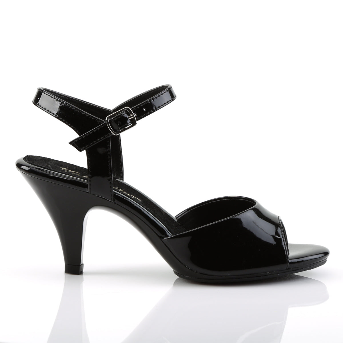 BELLE-309 Fabulicious 3 Inch Heel Black Sexy Shoes-Fabulicious- Sexy Shoes Fetish Heels