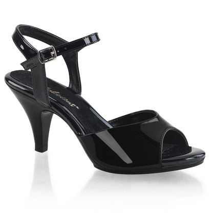 Belle-309 Fabulicious 3-дюймовый каблук черная сексуальная обувь