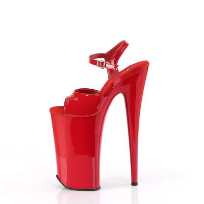 BEYOND-009 Pleaser Red Pat/Red Platforms (Exotic Dancing) Pole Dance Shoes