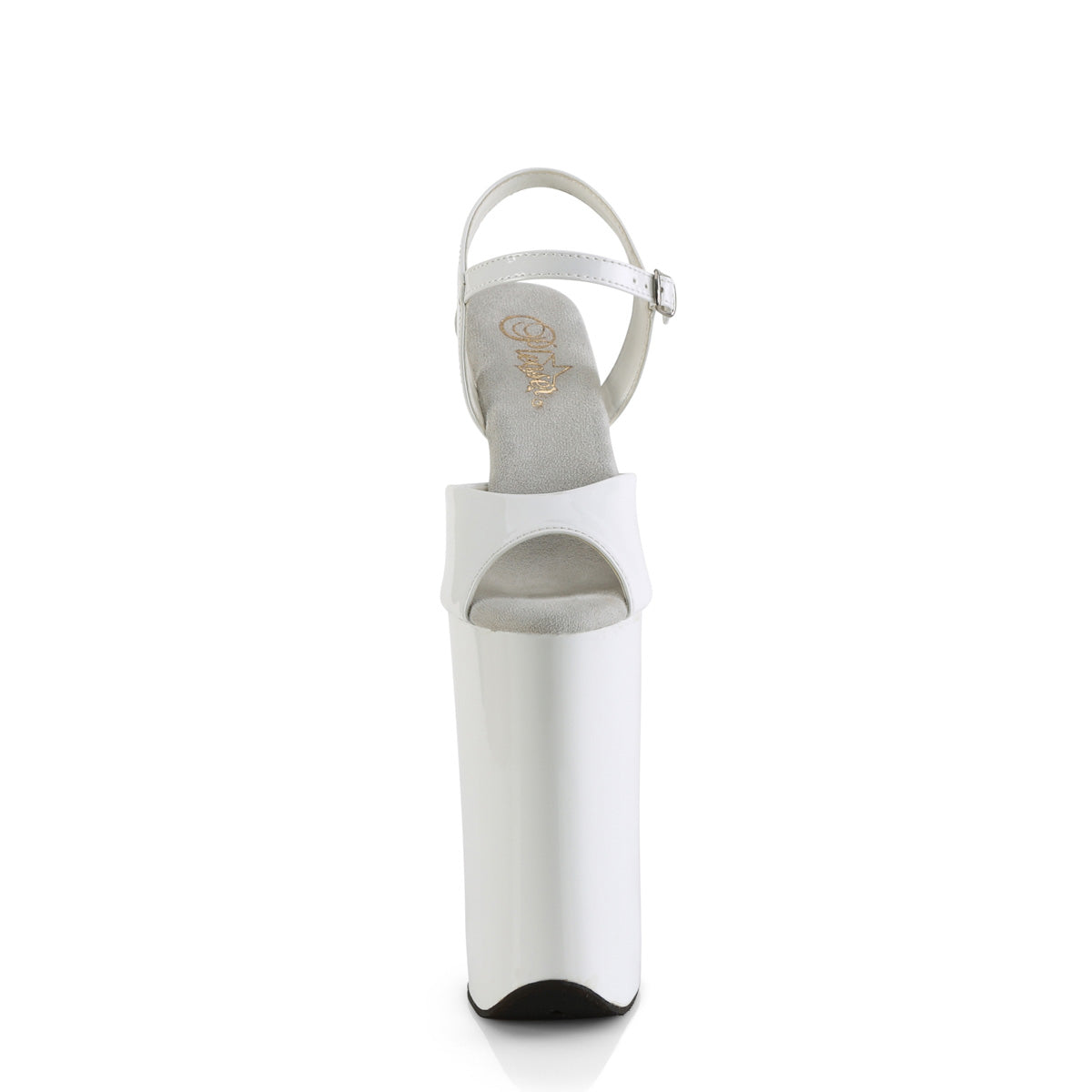 beyond 009 pleaser wht pat wht platforms exotic dancing