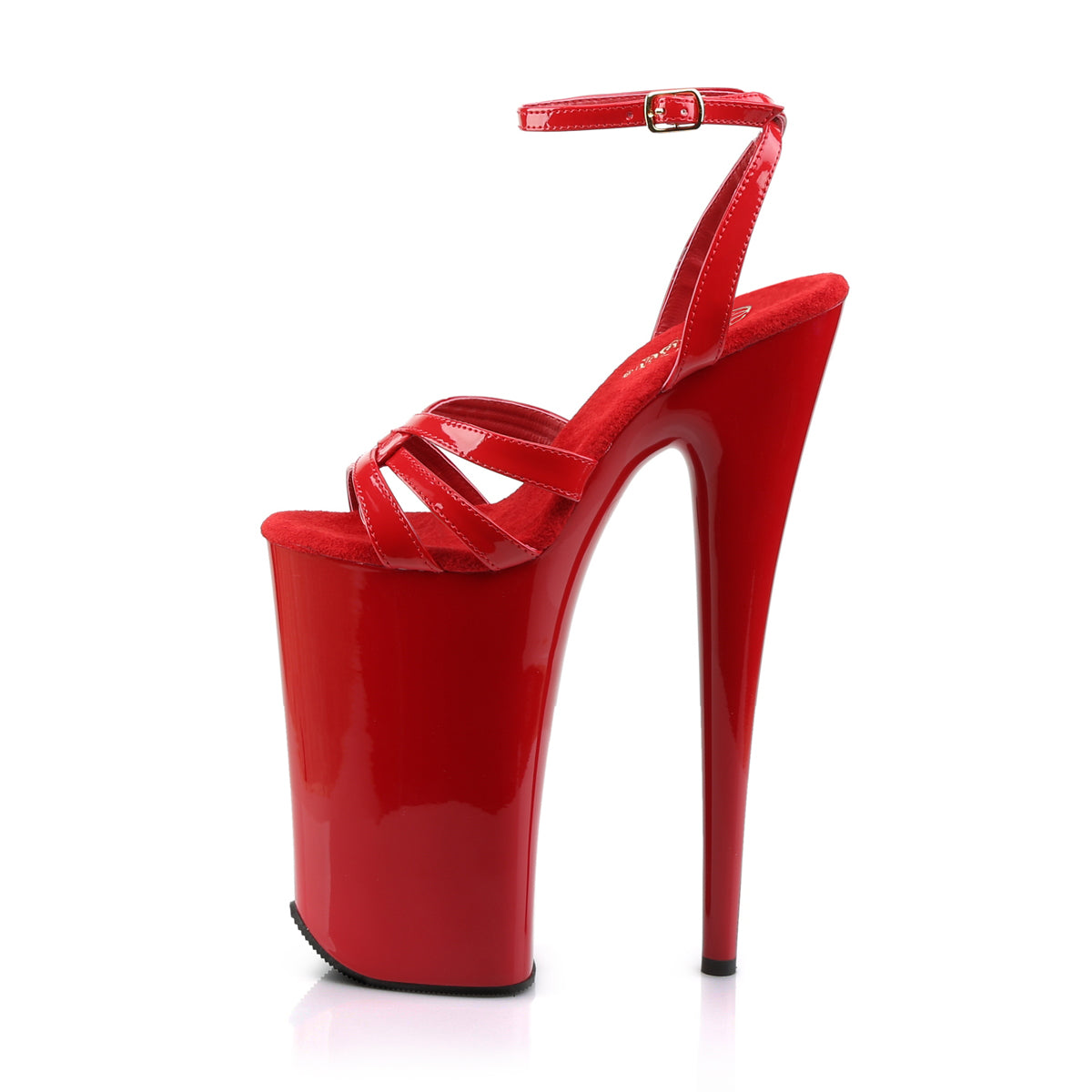 BEYOND-012 Pleasers Sexy 10" Heel Red Pole Dancing Platforms-Pleaser- Sexy Shoes Pole Dance Heels