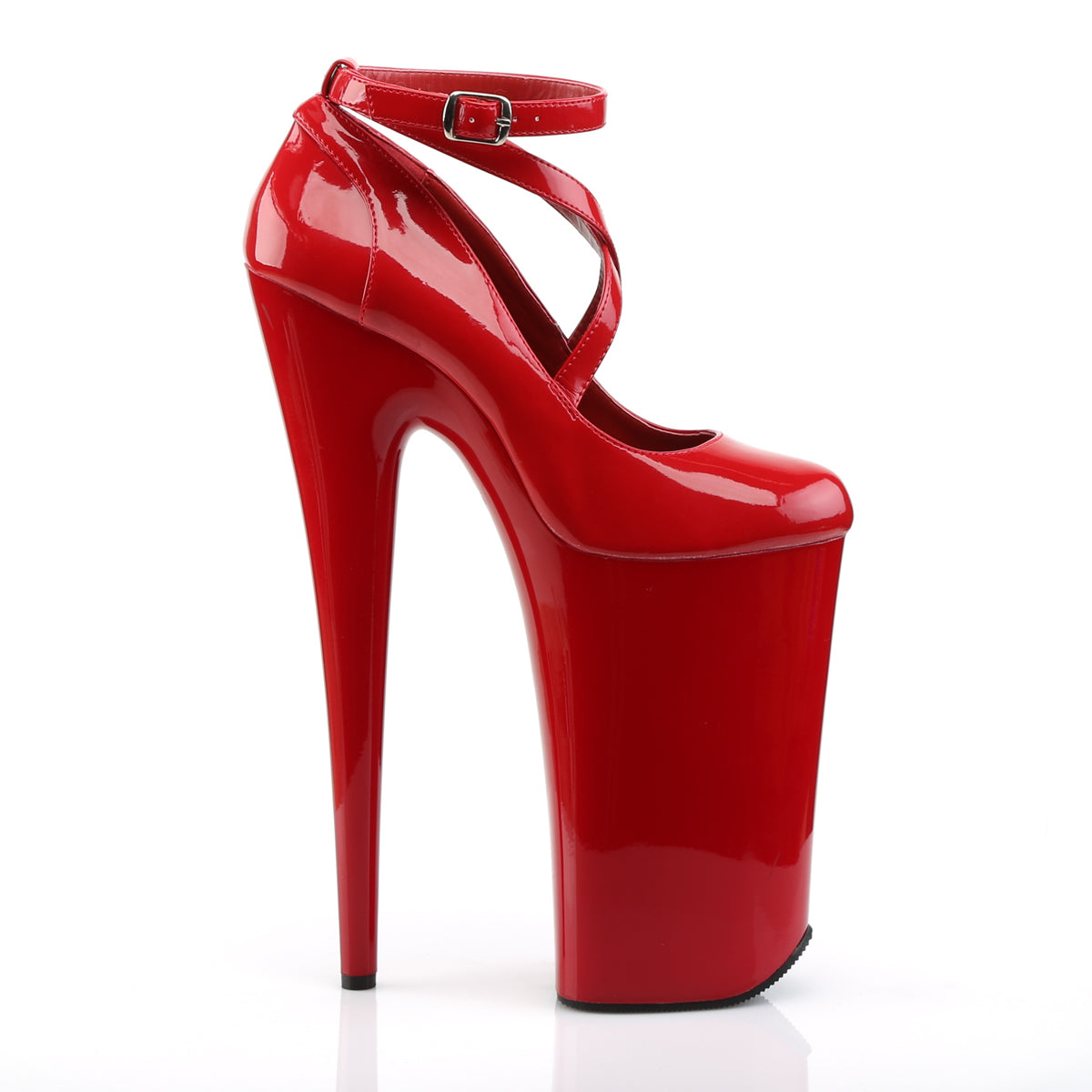 BEYOND-087 Pleasers Sexy 10" Heel Red Pole Dancing Platforms-Pleaser- Sexy Shoes Fetish Heels