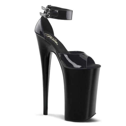 BEYOND-089 Sexy 10" Heel Black Pole Dancing Platforms-Pleaser- Sexy Shoes
