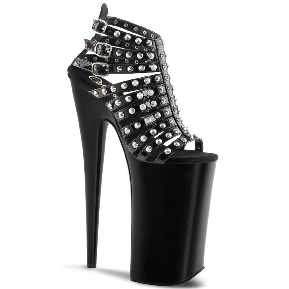 BEYOND-093 Sexy 10" Heel Black Pole Dancing Platforms-Pleaser- Sexy Shoes