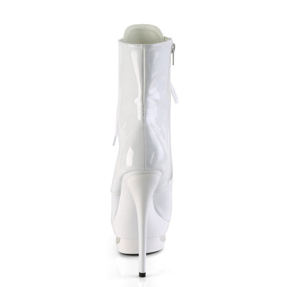 BLONDIE-R-1020 Sexy 6 Inch White Patent Pole Dancer Platform-Pleaser- Sexy Shoes Fetish Footwear
