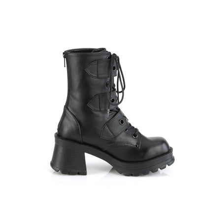 BRATTY-118 Demoniacult Alternative Footwear Women's Chunky Ankle Boots