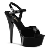 Black 6 Inch Strippers Platform Shoes -  Pleaser CAPTIVA-609