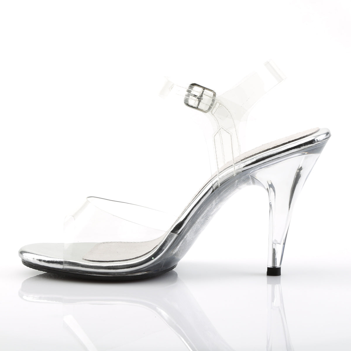 CARESS-408 Fabulicious Posing Comp 4" Heel Clear Sexy Shoes-Fabulicious- Sexy Shoes Pole Dance Heels