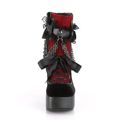 CHARADE-110 Demoniacult Alternative Footwear Women's Ankle Boots