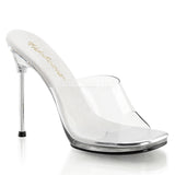CHIC-01 Posing Comp Clear Perspex Slip On Shoes