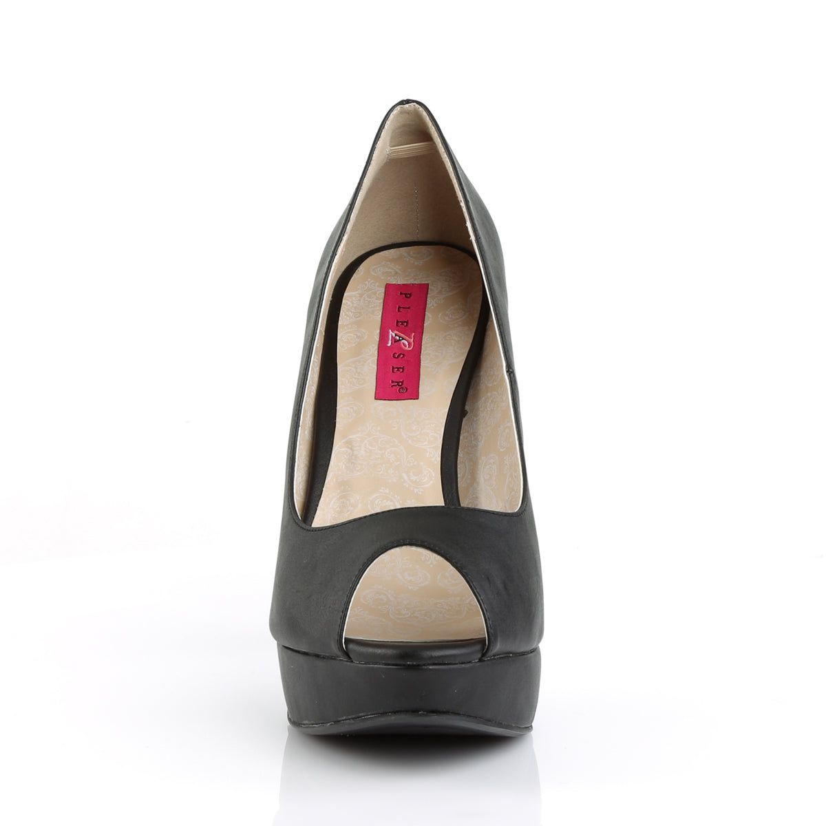 CHLOE-01 Pleaser Pink Label 5 Inch Heel Black Platform Shoe-Pleaser Pink Label- Drag Queen Shoes