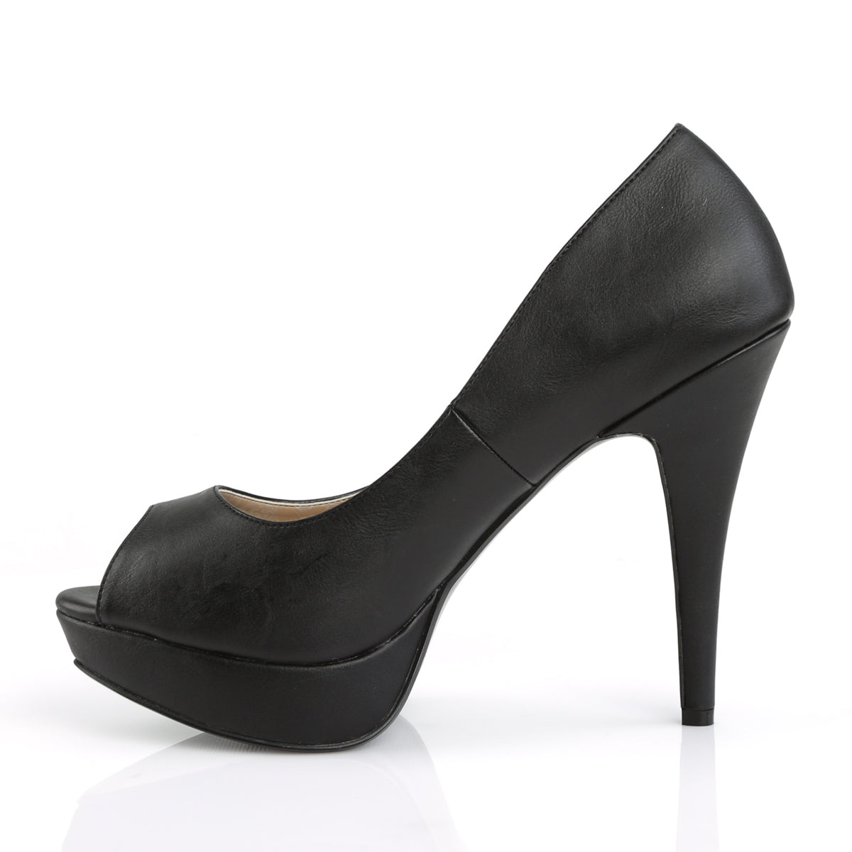 CHLOE-01 Pleaser Pink Label 5 Inch Heel Black Platform Shoe-Pleaser Pink Label- High Heels for Men